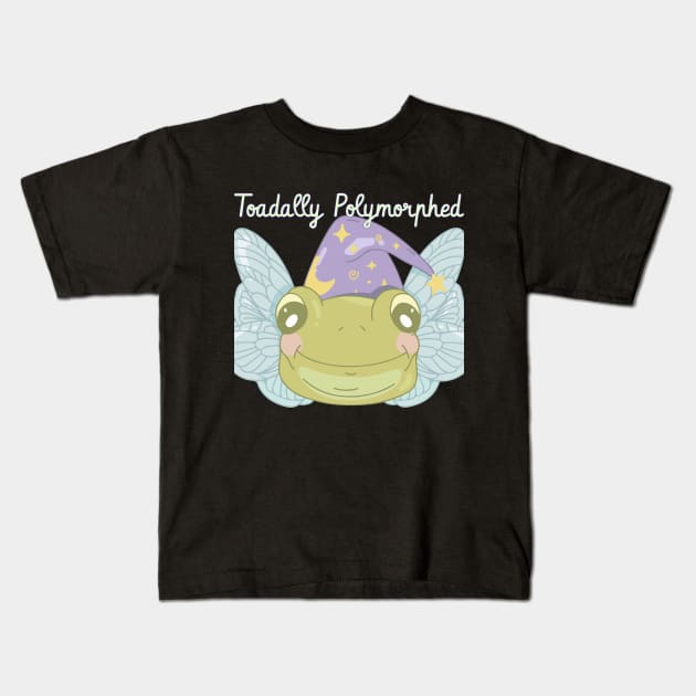 Toadally Polymorphed Fantasy RPG Kids T-Shirt by Distinkt